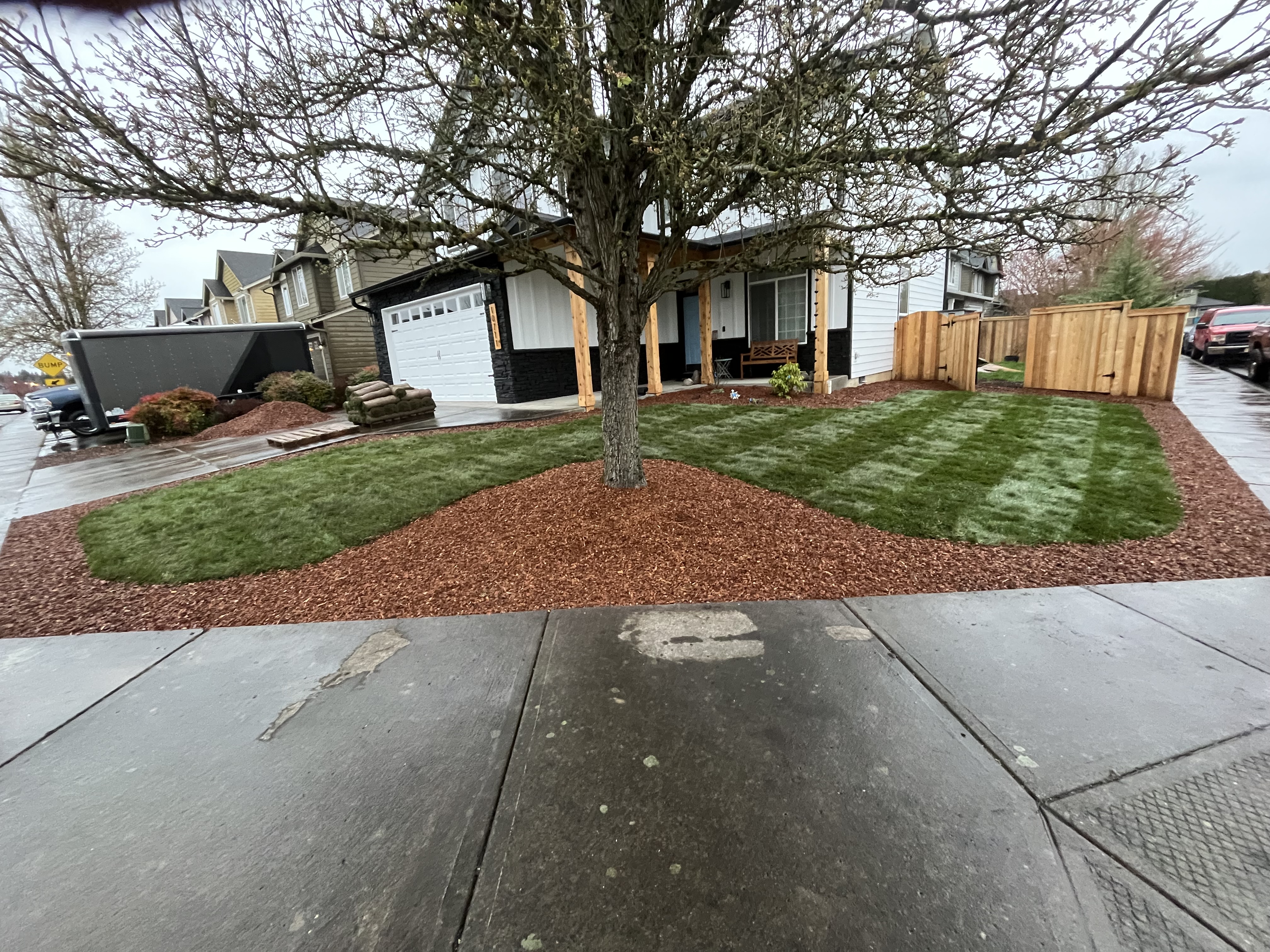 Lawn care work