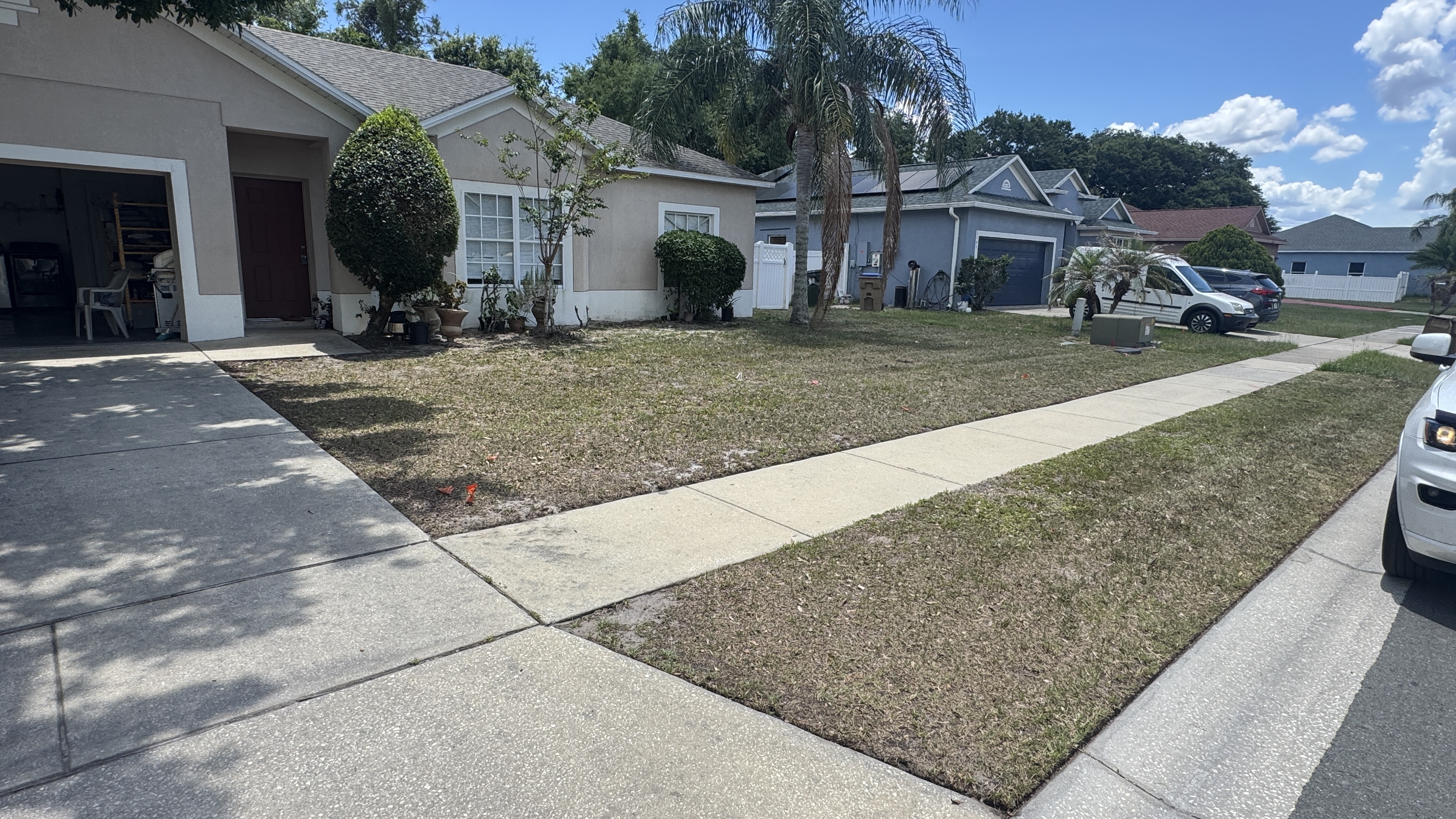 Lawn care work