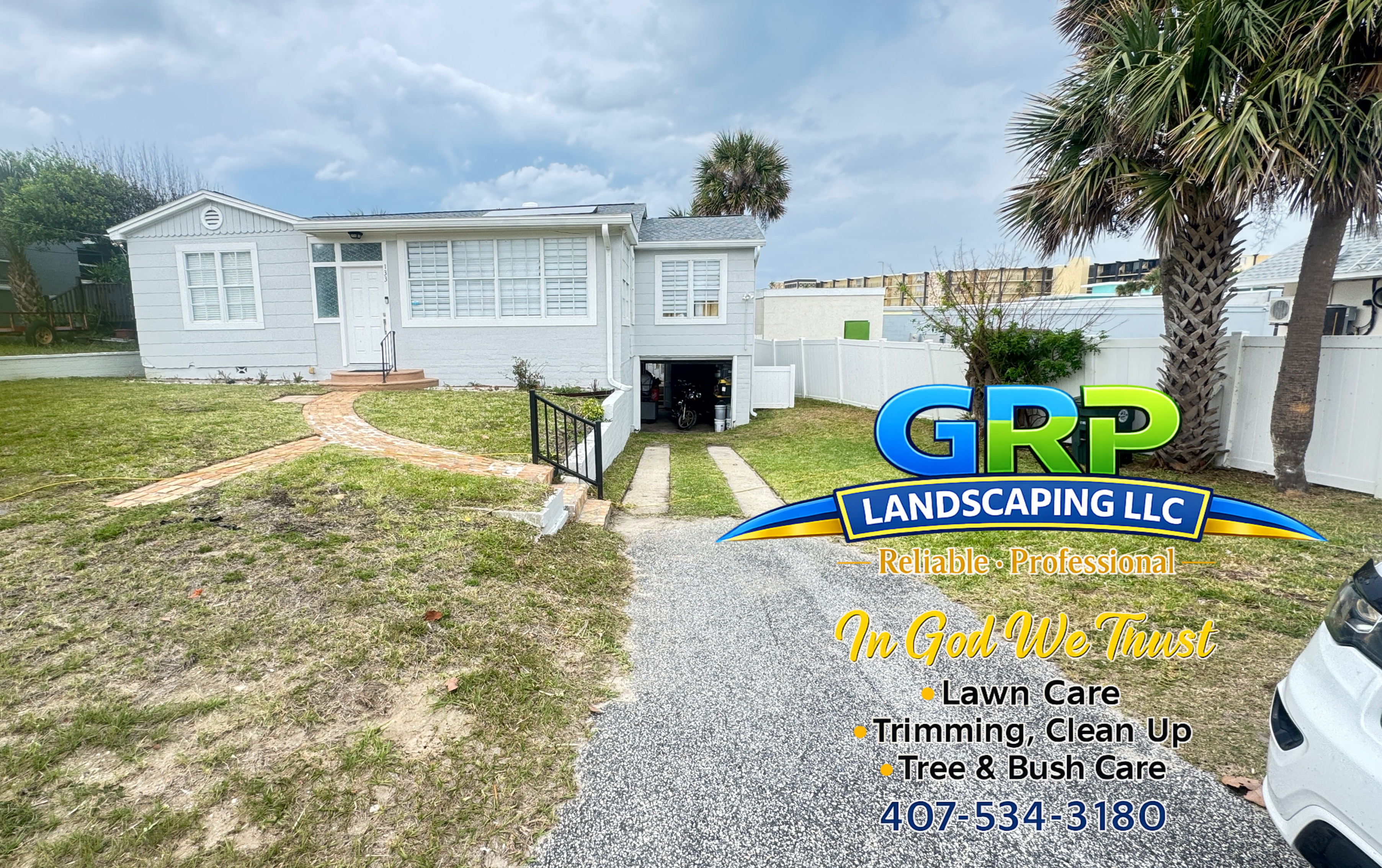 Lawn care work